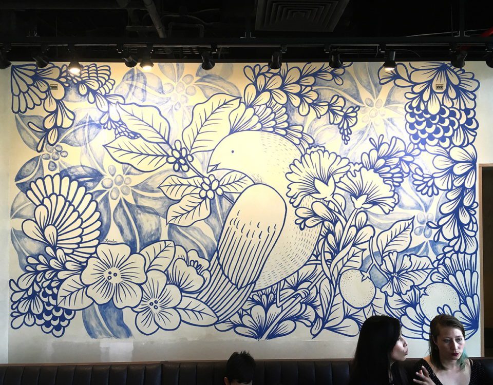 WE PAINT MURALS Bring the walls of your cafe, hotel or restaurant to life with one of our incredible murals. Create an ambience which your guest will never forget. Whatever your taste styles and interior design themes, we can make a designer wall for you which people will gaze upon and enjoy.Decor plays a huge role in a restaurant's style. A wall mural will be the focal point as it tells the identity and the story of the restaurant's brand or history.